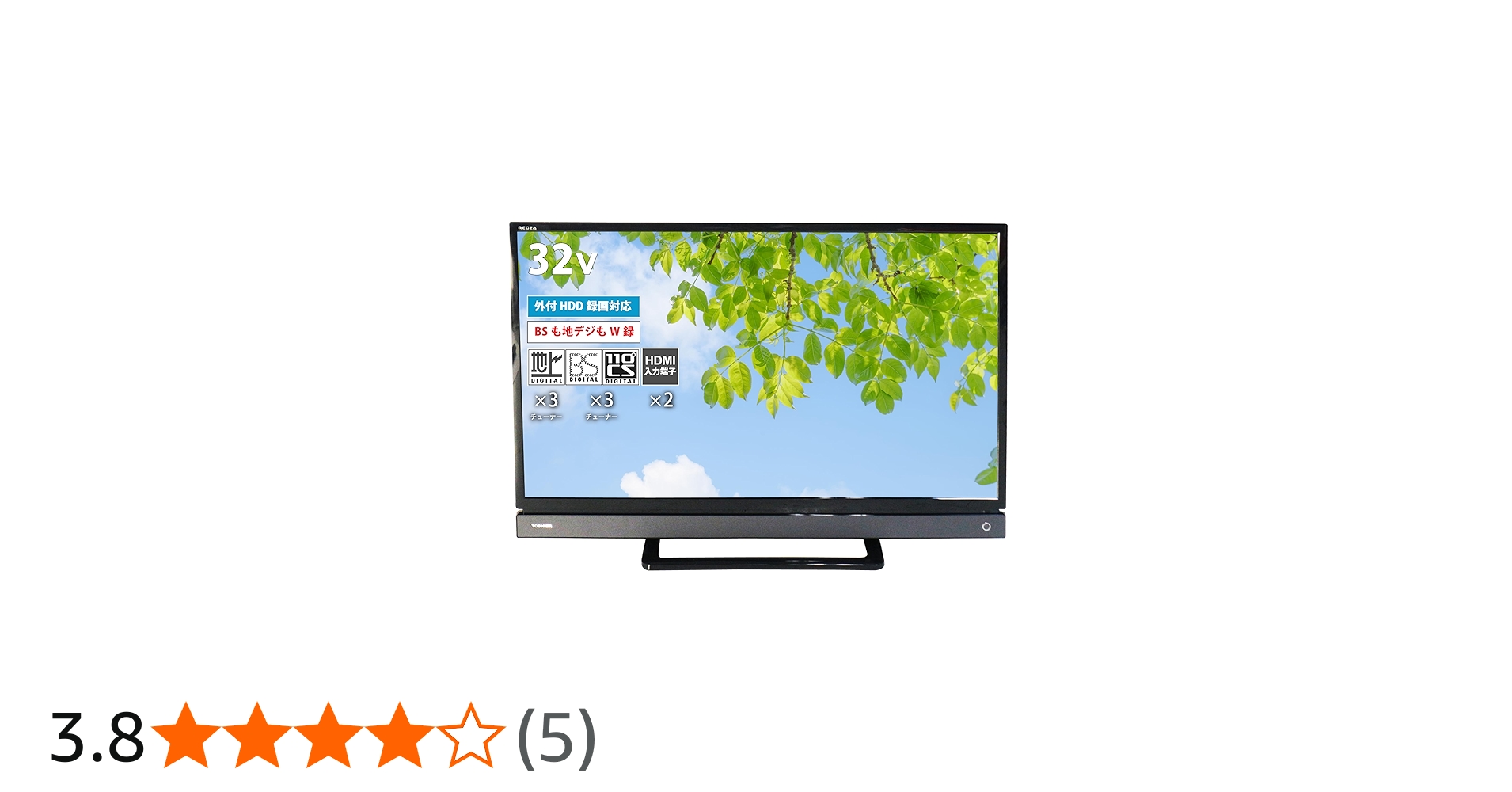Amazon | 【整備済み品】 東芝 液晶 テレビ 32V型 REGZA 32V30