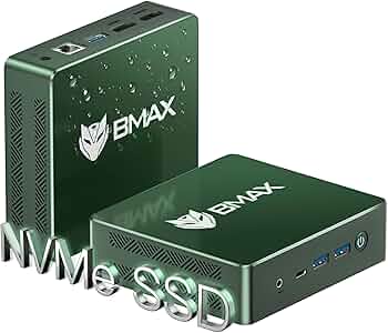 Amazon.co.jp: Bmax ミニpc【12GB+512GB NVMe SSD(SATAより3倍早い) 4K