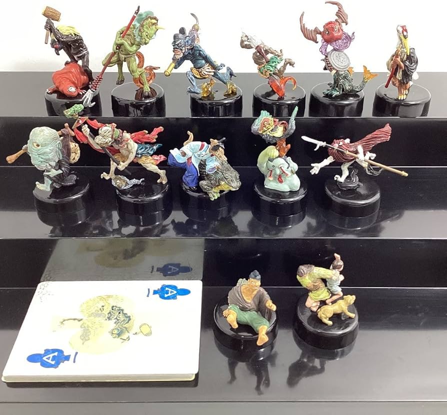 Amazon.co.jp: 荒俣宏の奇想秘物語 陰陽妖怪絵札 陰の巻 全13種 セット