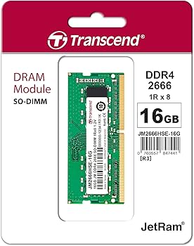 Transcend DDR4 DRAM Module (JetRam) 2666 Mbps XGB (JM2666HSE-16G