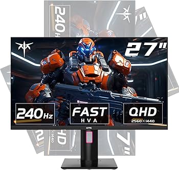 Amazon.com: KTC 27 Inch 240Hz Gaming Monitor, QHD 2560x1440