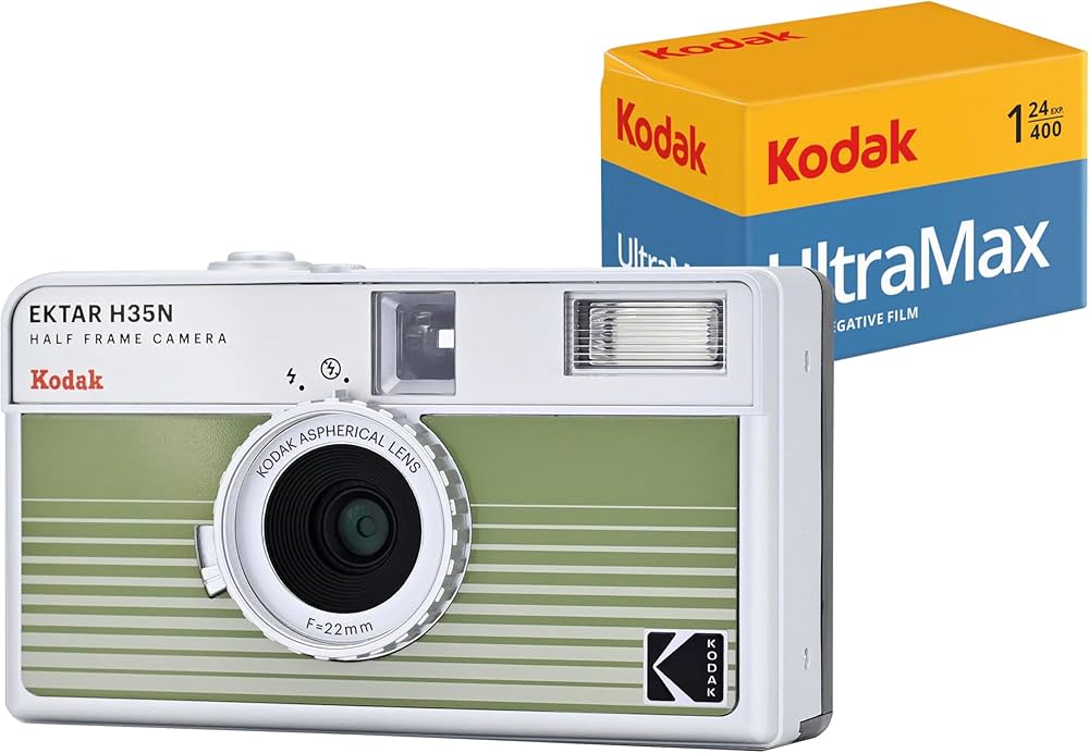 Amazon.com : Kodak EKTAR H35N Half Frame Film Camera Bundle with