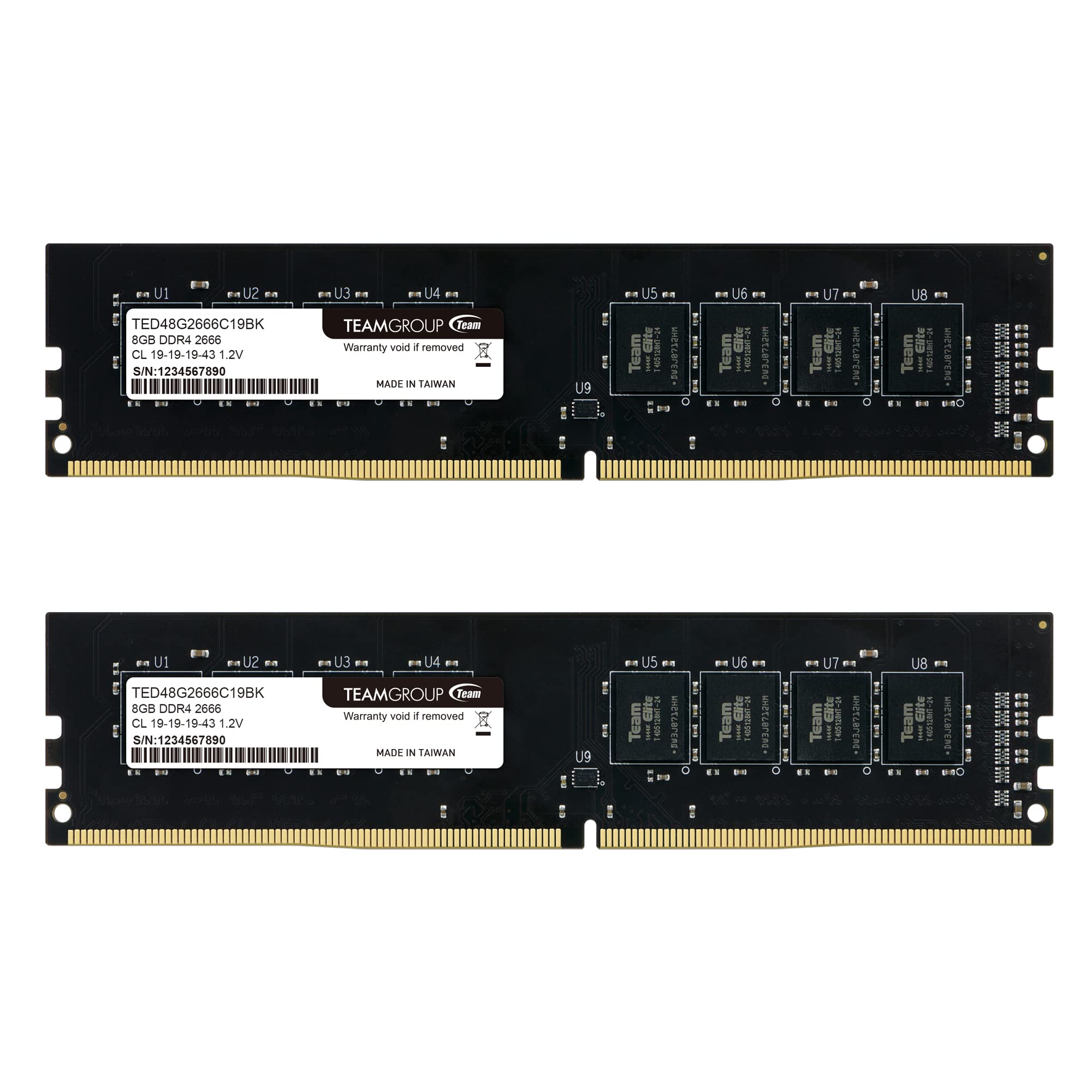 Amazon.co.jp: TEAMGROUP Elite DDR4 16GB キット (2 x 8GB) 2666MHz