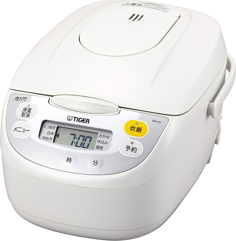 Amazon.com: Tiger (cook 5.5 Go) microcomputer rice cooker White
