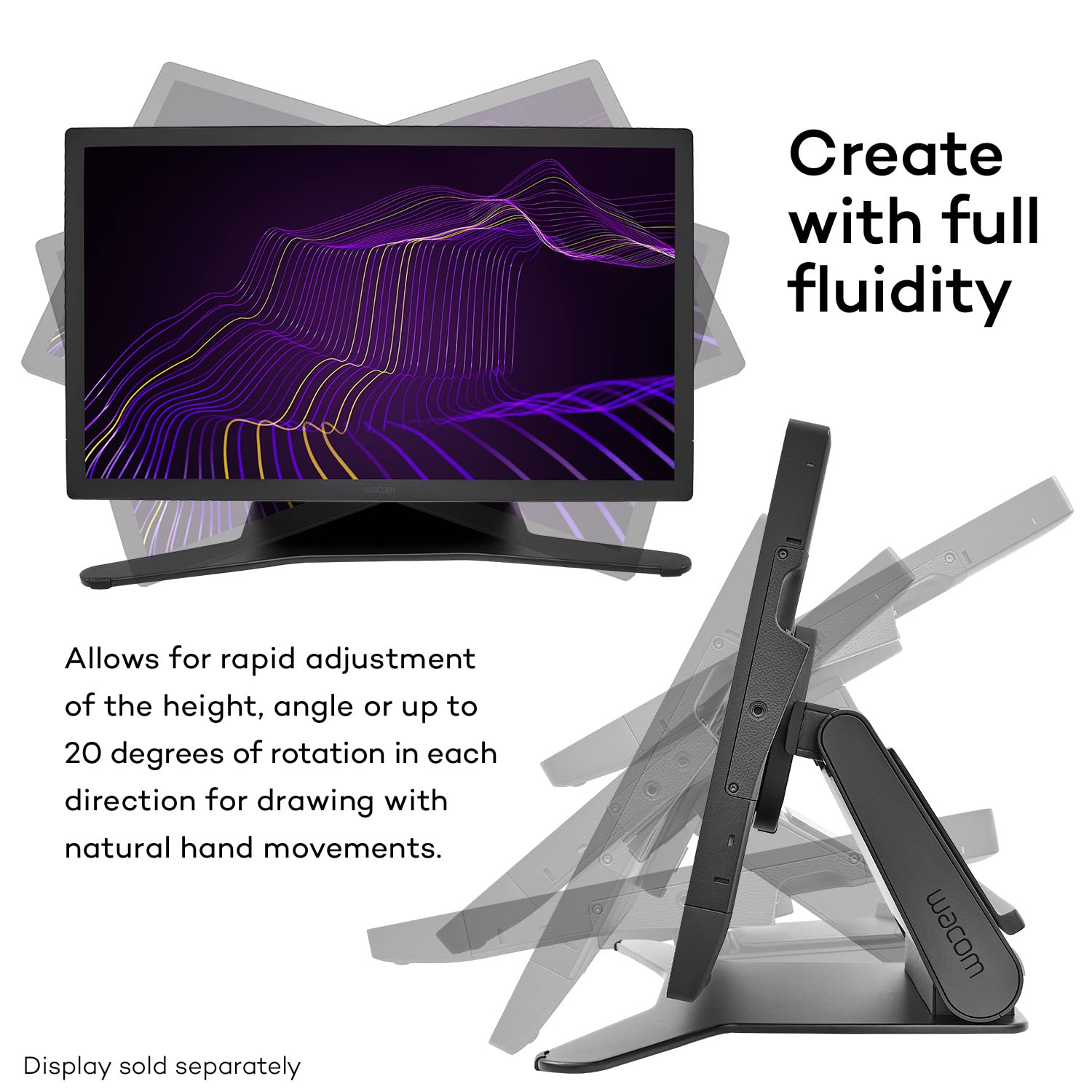 Amazon.com: Wacom Cintiq Pro 27 Stand (ACK64801KZ), Black