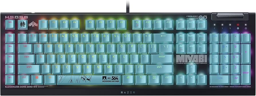Amazon.co.jp: ゼンレスゾーンゼロ ゲーミングキーボード Razer