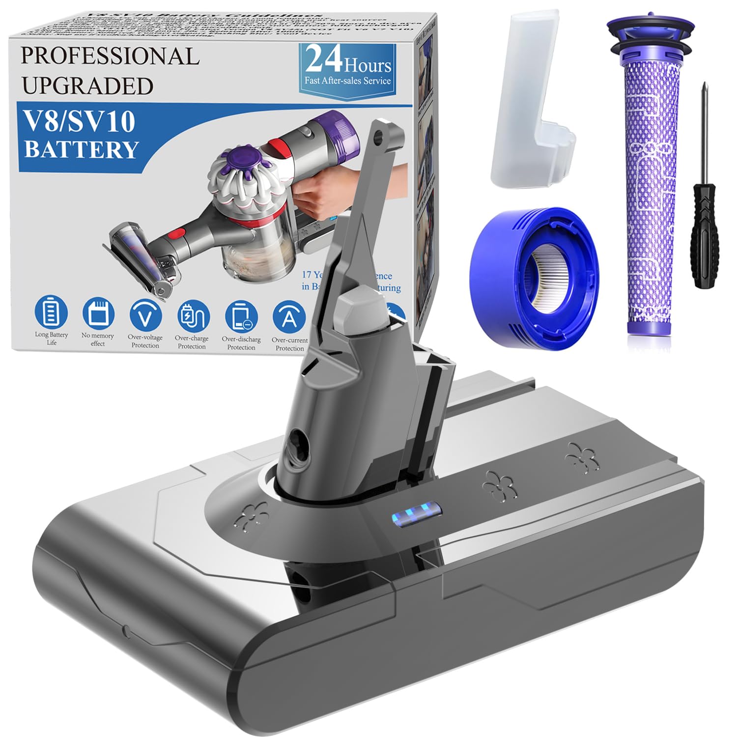 Amazon.co.jp: DTK【アップグレード版】ダイソン バッテリー V8 互換