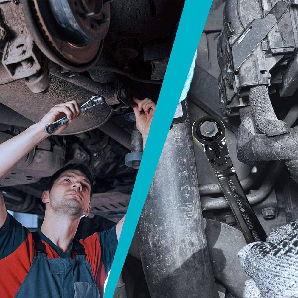 Amazon | DURATECH ラチェットメガネレンチ フレックスラチェット