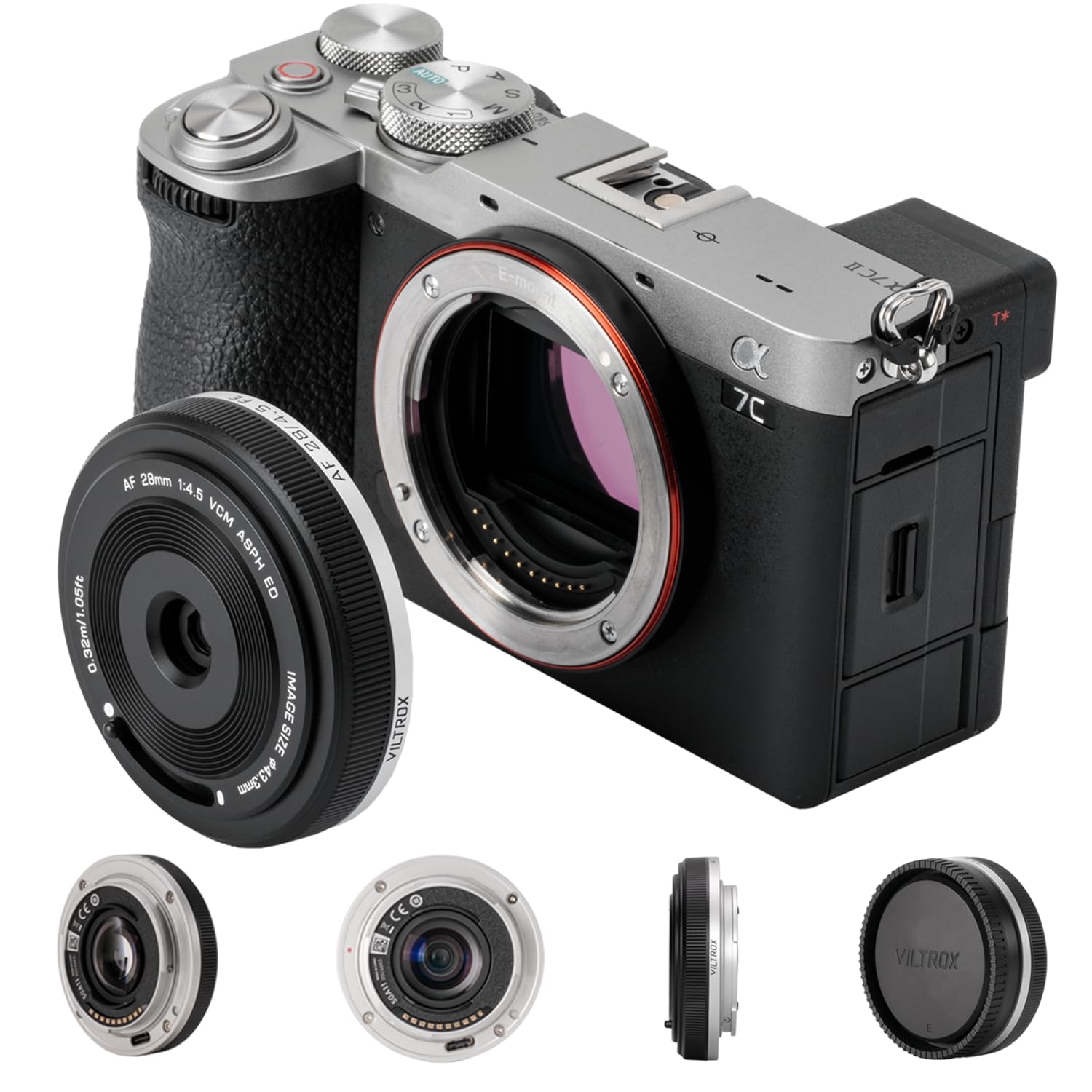 Amazon.co.jp: VILTROX 28mm F4.5 FE ソニーEマウントレンズ用、AF