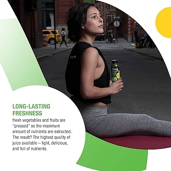 Amazon.com : O2 Living Juice Cold Pressed Drink - Green Vitality