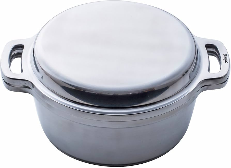 Amazon.co.jp: HALムスイ KING無水鍋(R)24 両手鍋 24cm 無水調理 1鍋8