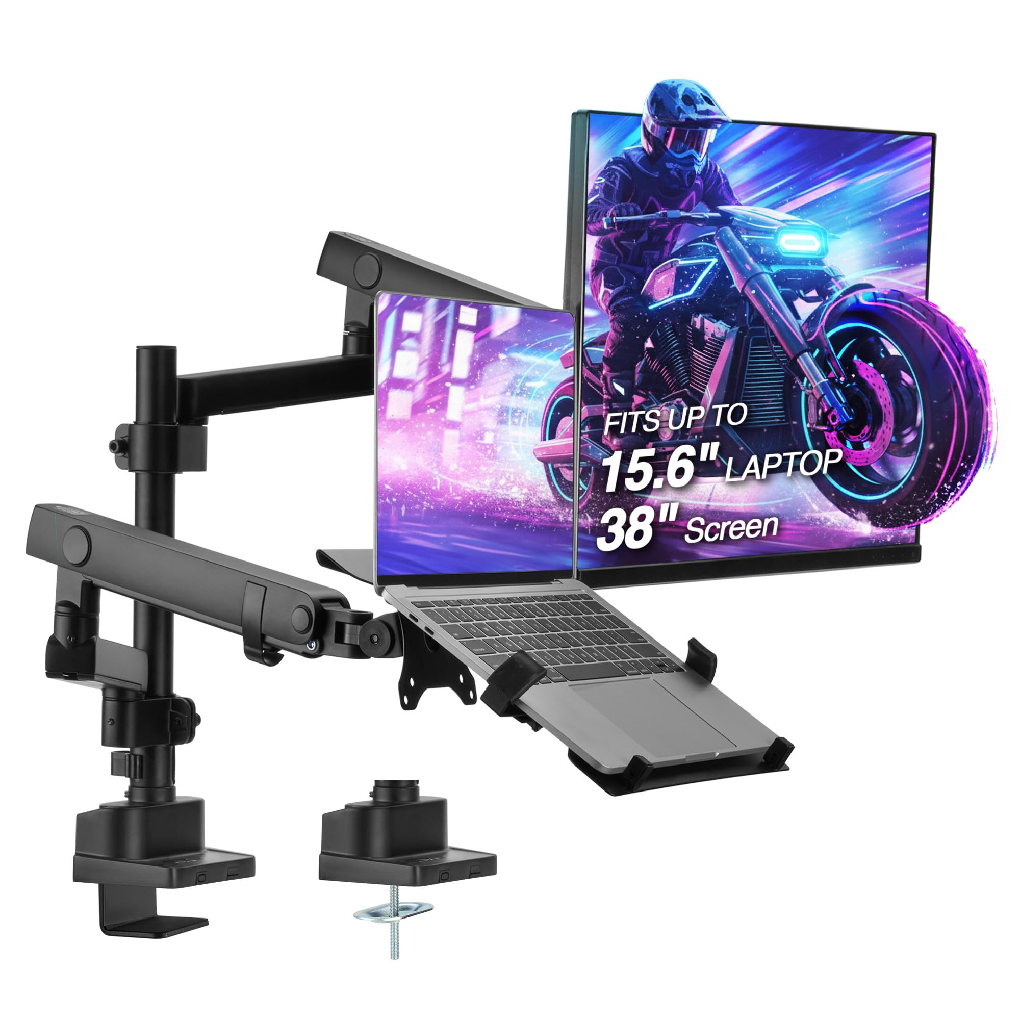 Amazon.co.jp: AVLT ノートパソコン & 38インチ モニターアームポール