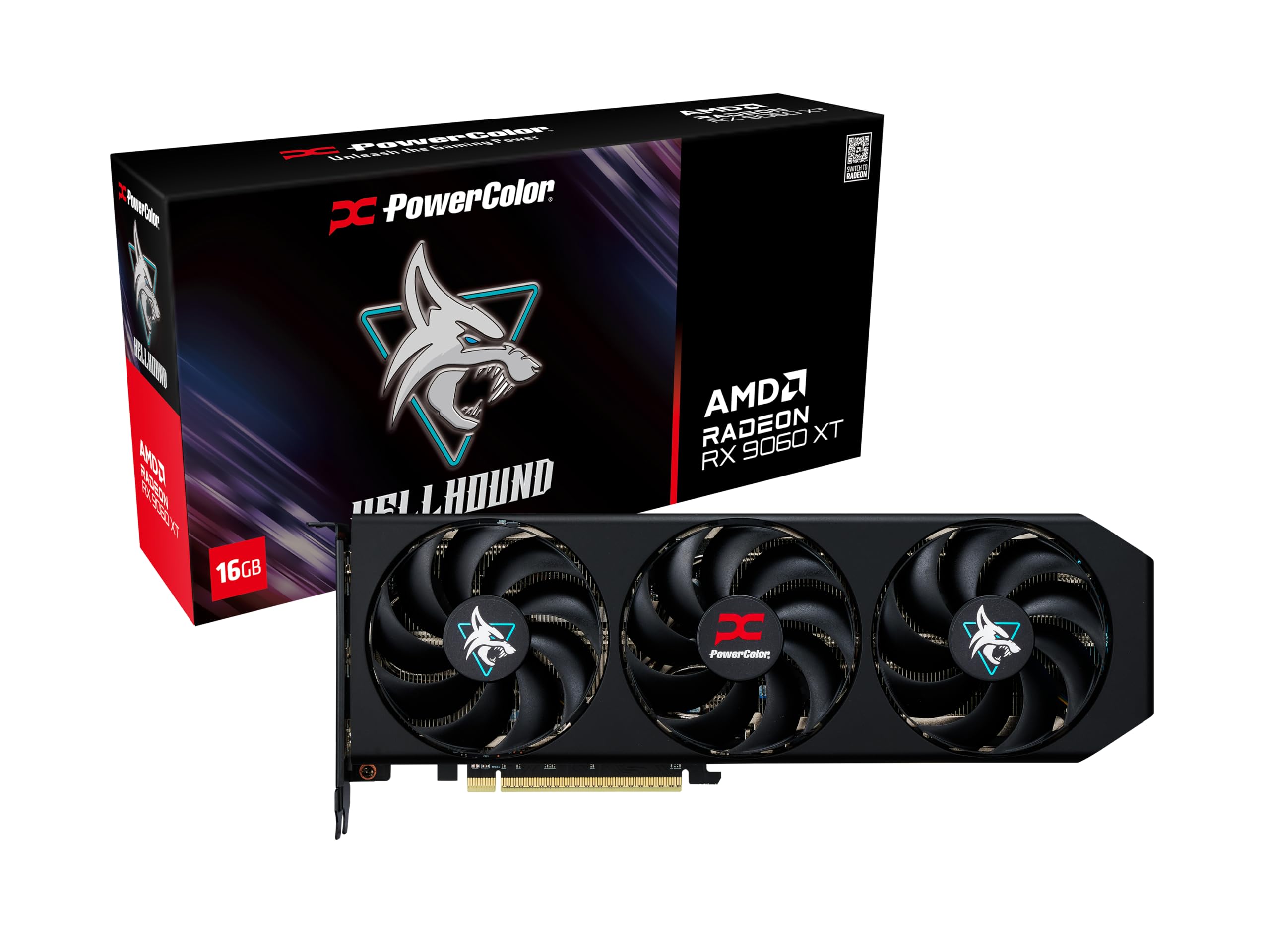 Amazon.com: PowerColor Hellhound AMD Radeon RX 9060 XT 16GB GDDR6
