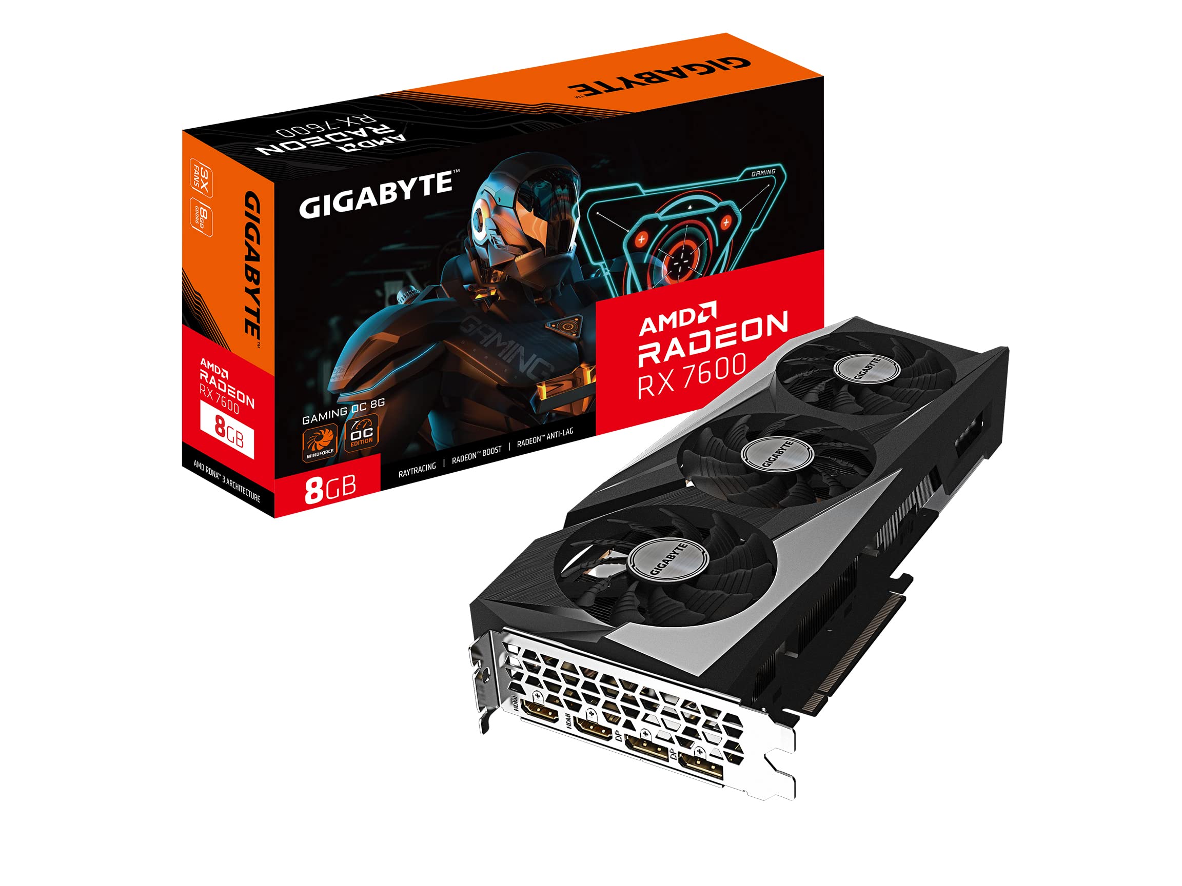 Amazon | GIGABYTE GV-R76GAMING OC-8GD Radeon RX 7600 Gaming OC 8G