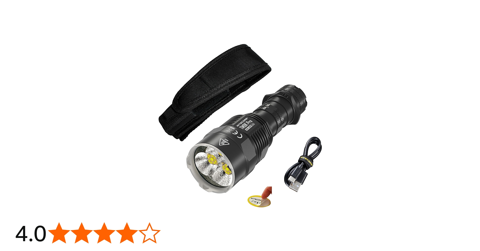 Amazon.co.jp: Nitecore TM9K Pro 9900ルーメン 高出力 タクティカル