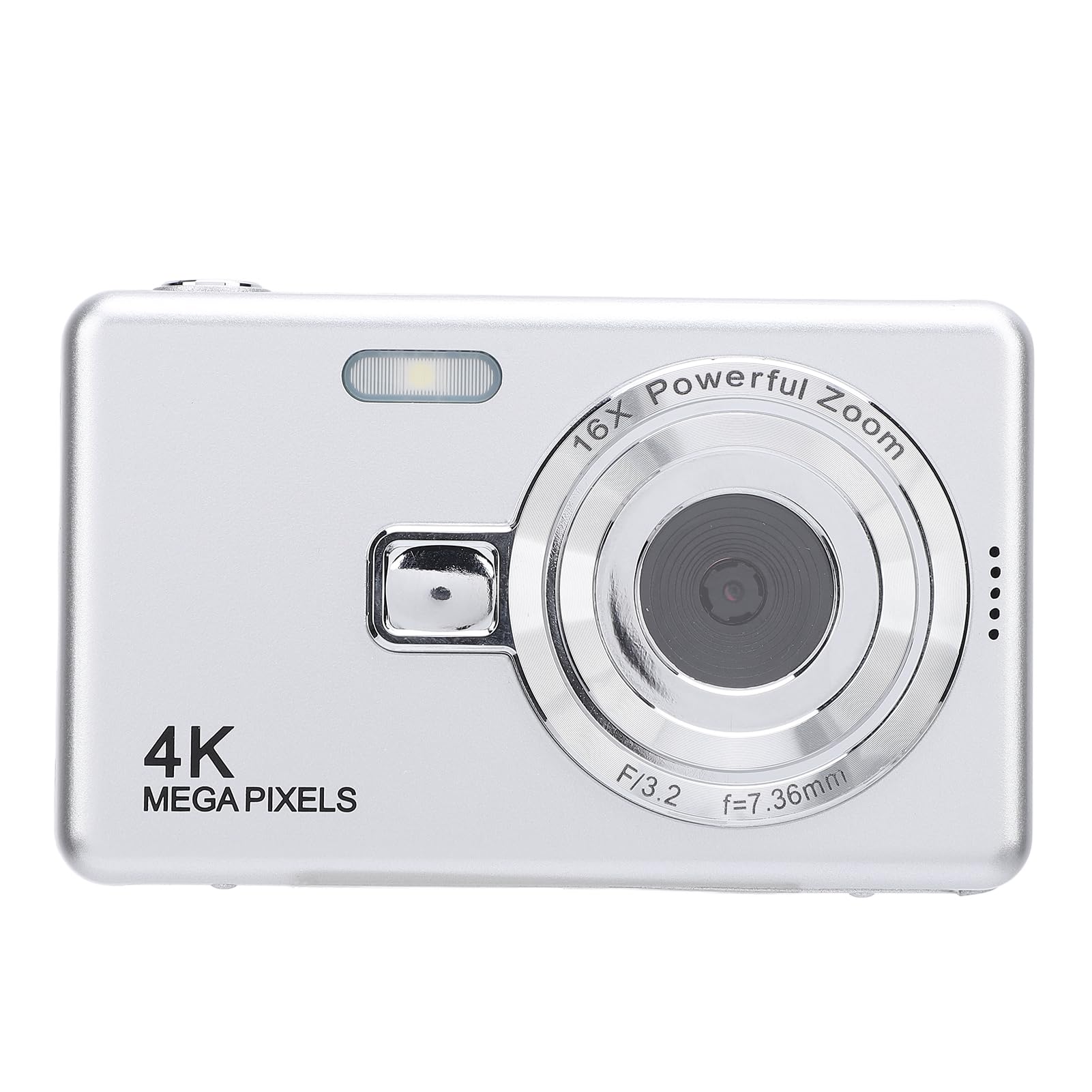 Amazon | 4Kデジタルカメラ 2.4インチ スマホ用セルフィーカメラ 16倍