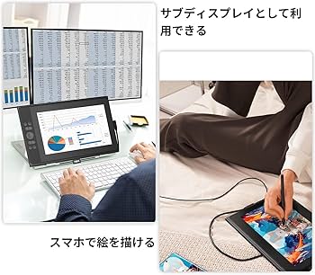 Amazon.co.jp: UGEE 液タブ UE12 PLUS 液晶ペンタブレット 11.9インチ