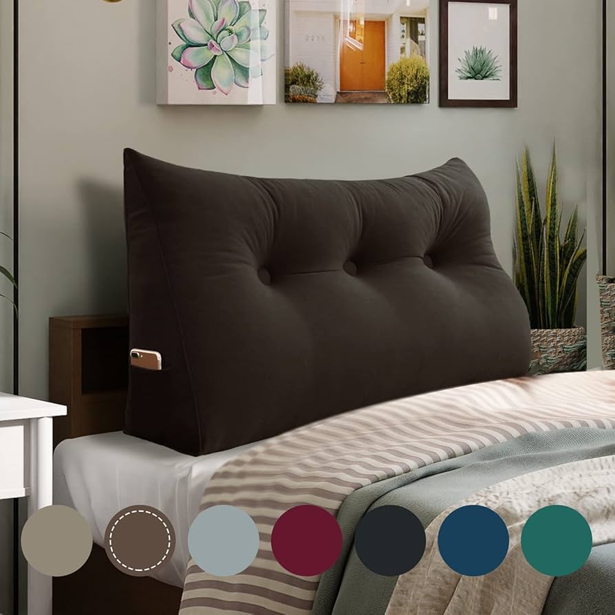 Amazon.co.jp: VERCARTラージベッドレストウェッジリーディングピロー