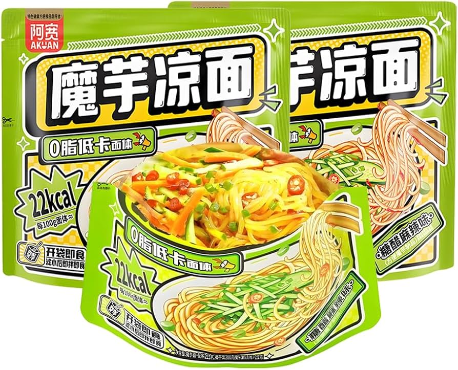 Amazon.com : Konjac Cold Noodles, Zero fat, low-calorie, Sweet