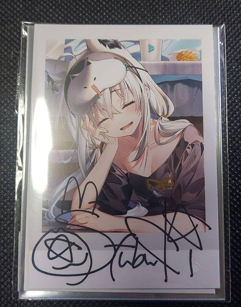 Amazon.co.jp: 直筆サイン入り ホロ ライブ 白上フブキ 誕生日記念2023