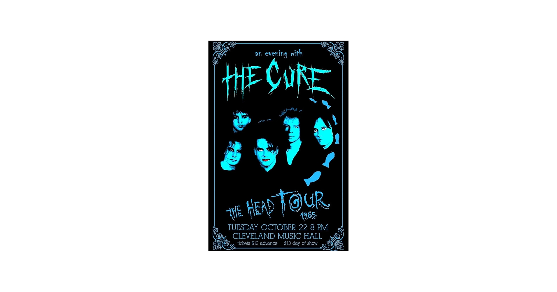Amazon.com: BUY ART FOR LESS Officially Licensed The Cure - Head