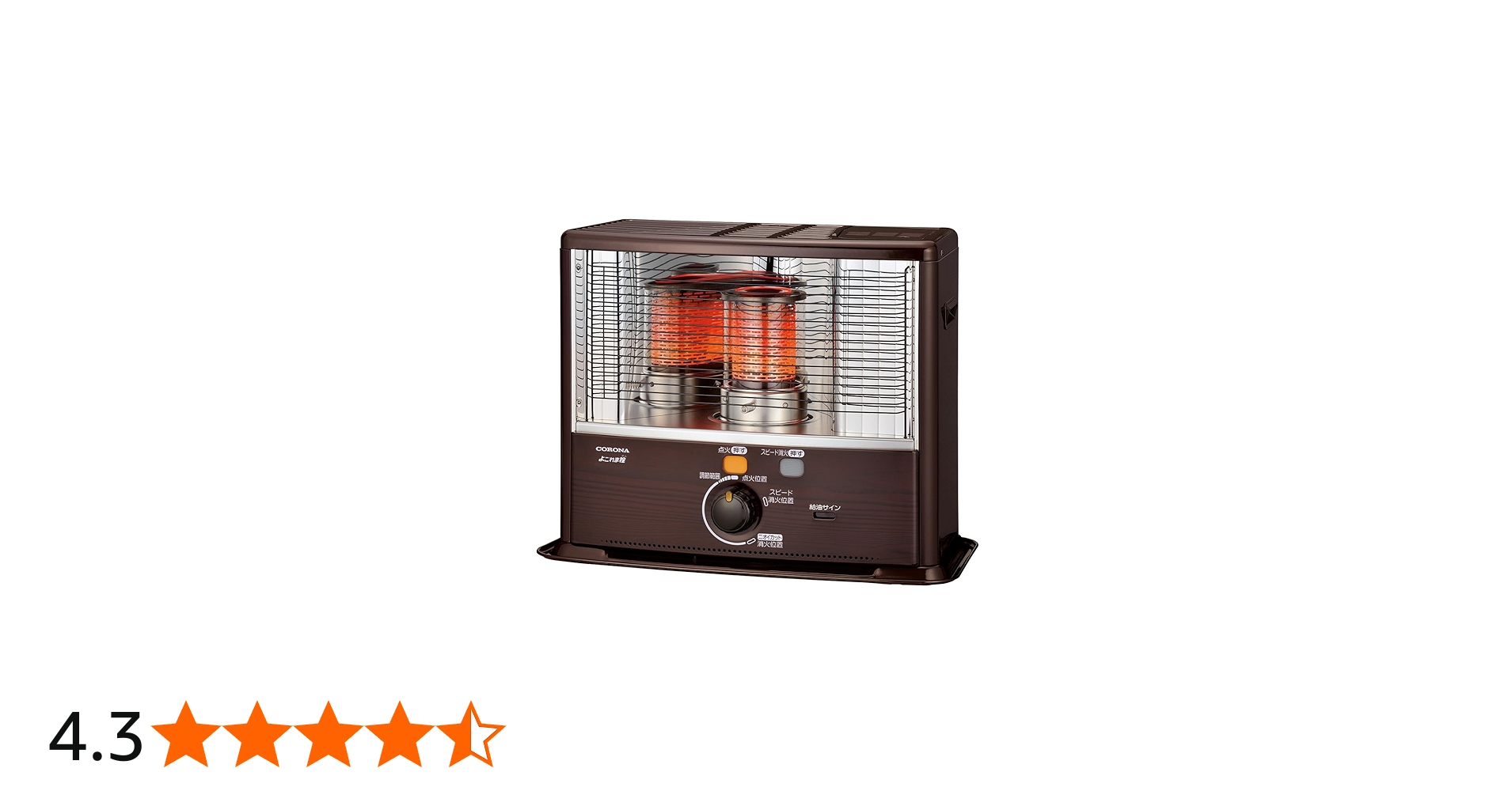 2024年製RX-2924WY CORONA ストーブ ガス燃焼式 自動点火 Amazon.co.jp