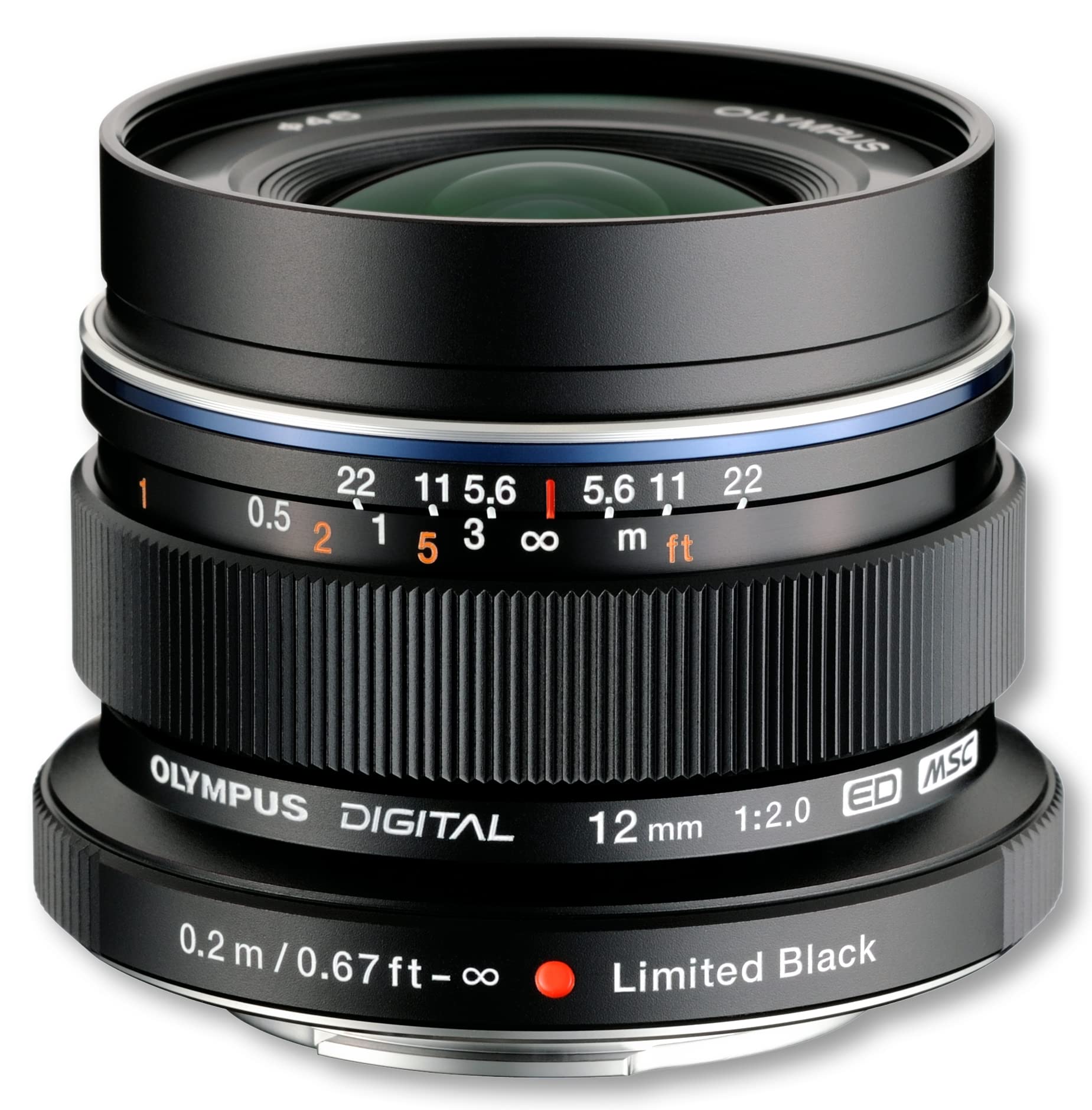 Amazon.com : OM SYSTEM Olympus M.Zuiko Digital ED 12mm F2.0 Black