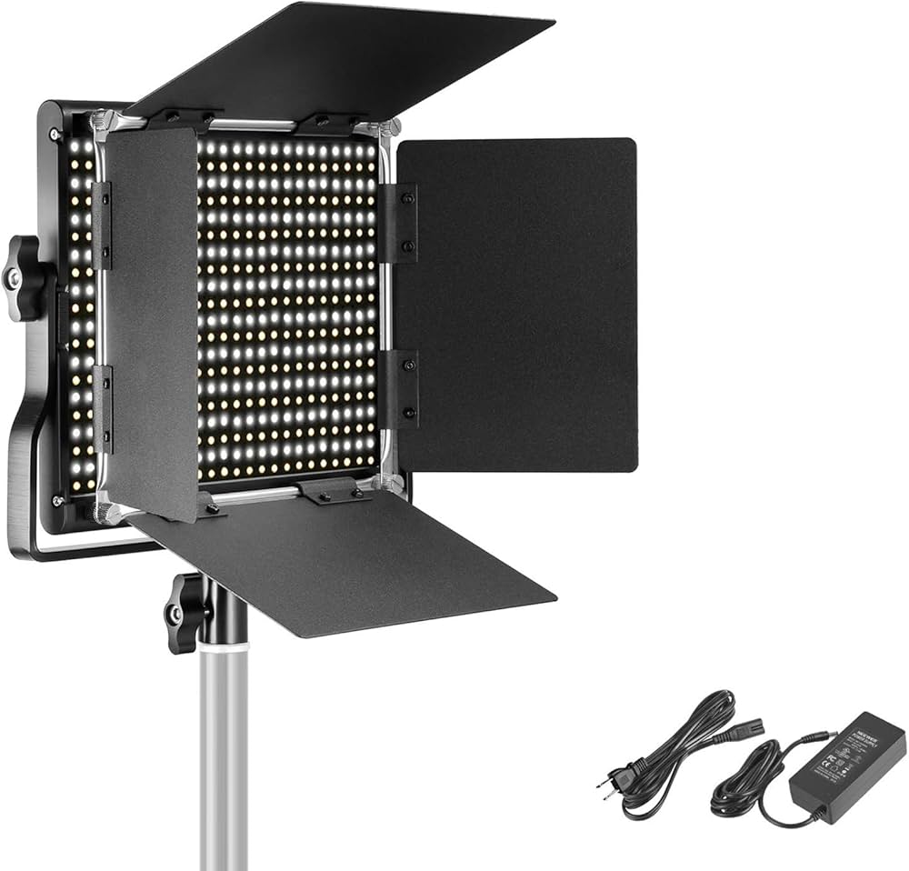 Amazon | NEEWER 660 LEDビデオライト 40W 高輝度 3200K-5600K 二色 0