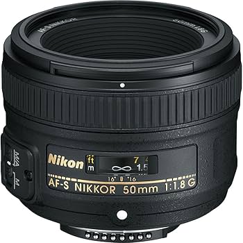 Nikon AF-S FX NIKKOR 50mm f/1.8G Lens with Auto Focus for Nikon