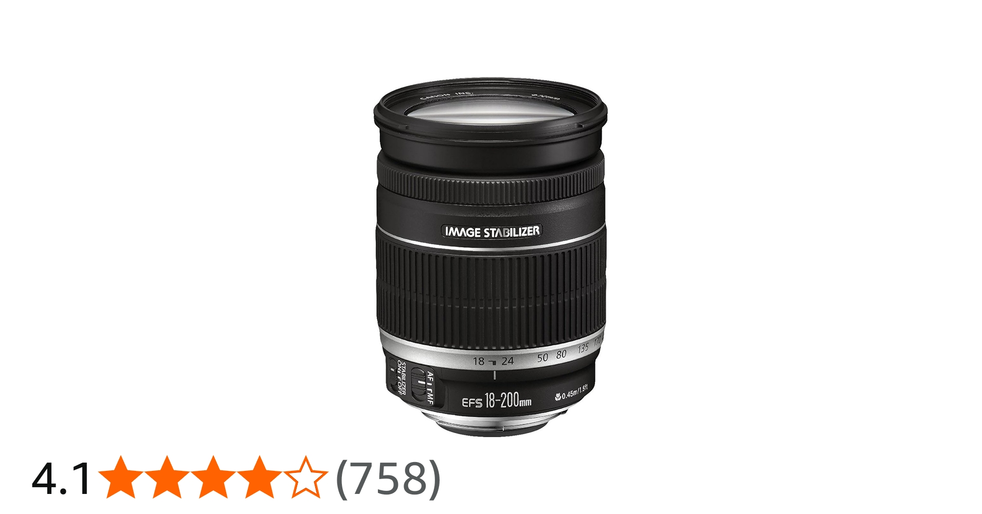 Amazon.co.jp: Canon 望遠ズームレンズ EF-S18-200mm F3.5-5.6 IS APS