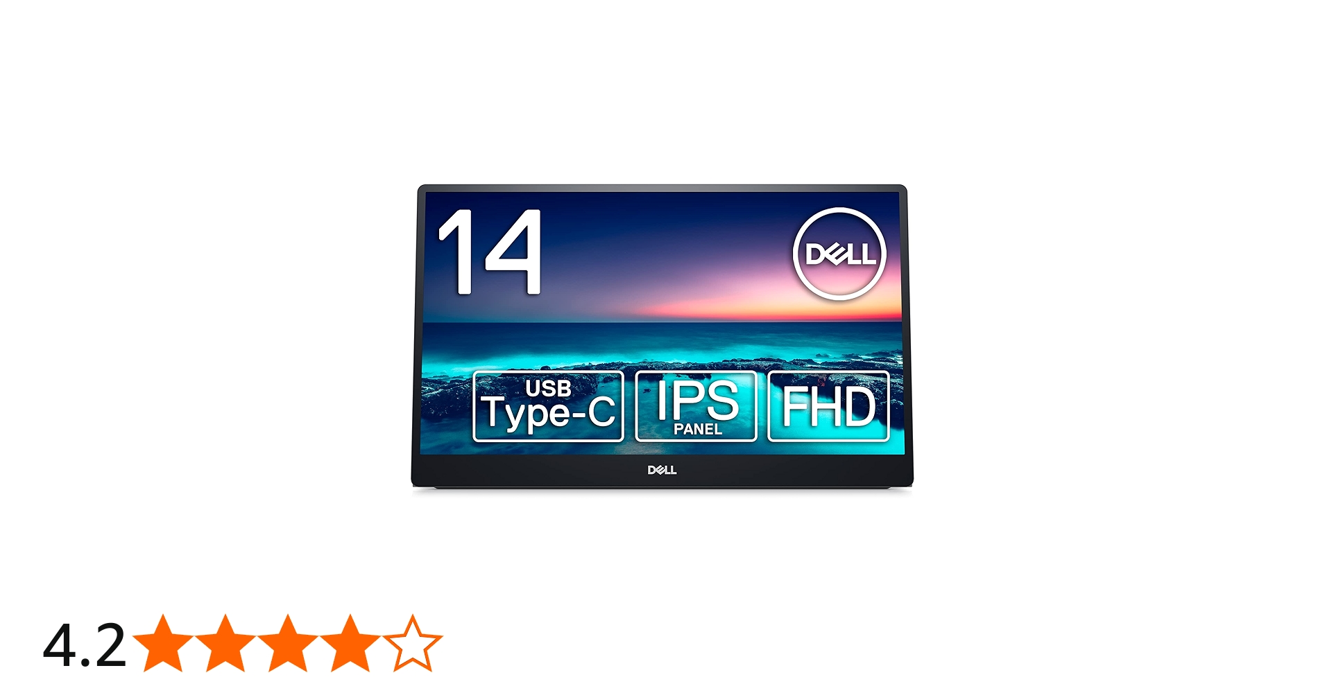 Amazon.co.jp: Dell C1422H 14インチ ポータブルモニター (3年間交換