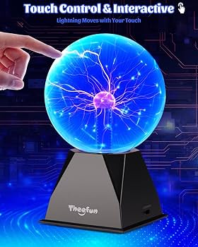Theefun Blue Plasma Ball: True 6 Inch Ball with 3.5 Inch Base