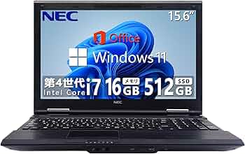 Amazon.co.jp: 【整備済み品】 NEC ハイスペック ノートパソコン/15.6
