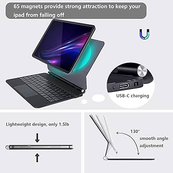 Amazon.com: InUnion Magic Keyboard for iPad Pro 13 Inch (M5/M4