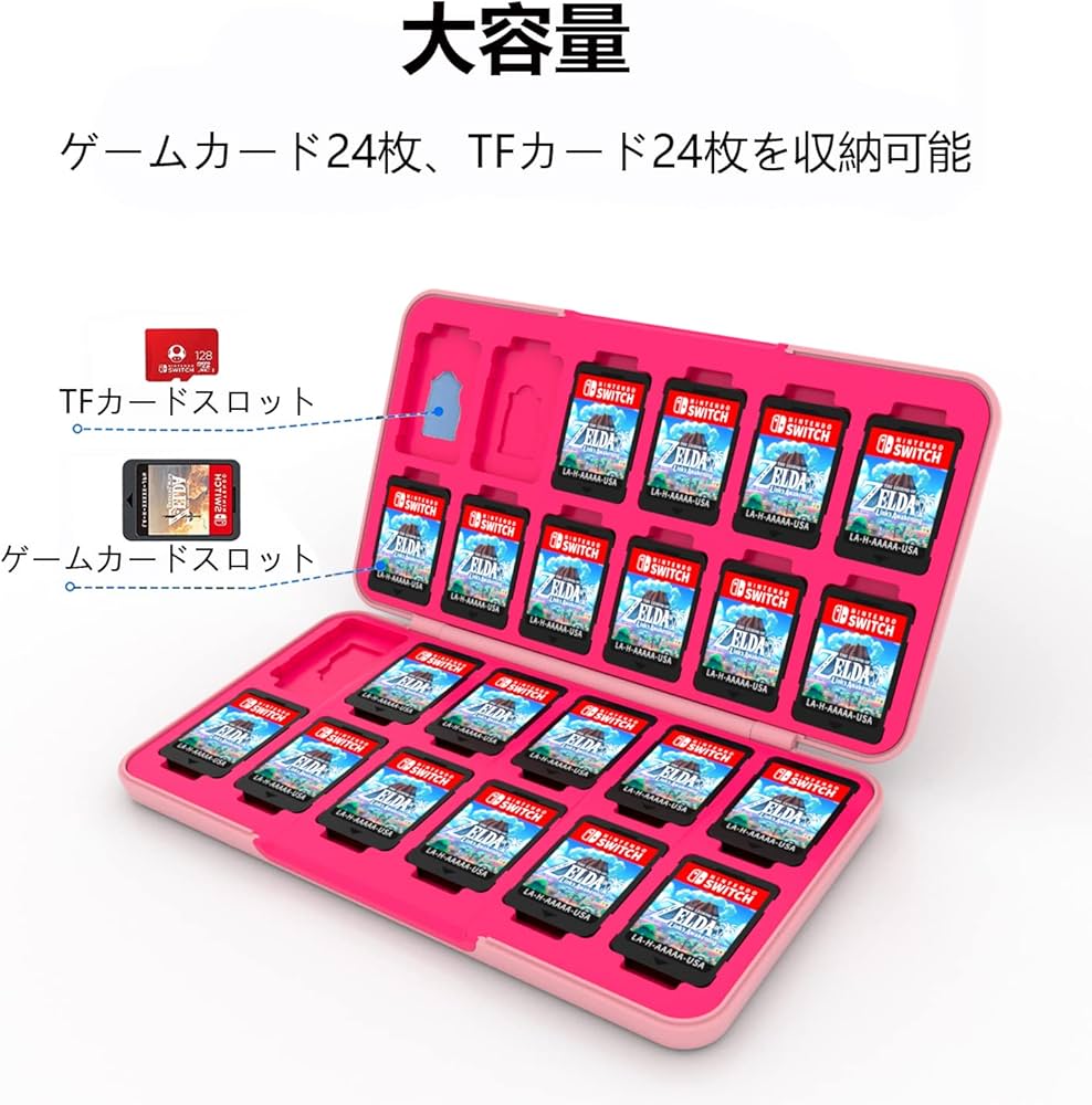 Amazon.co.jp: PGRTYOF Switch & Switch OLED用ゲームカードケース