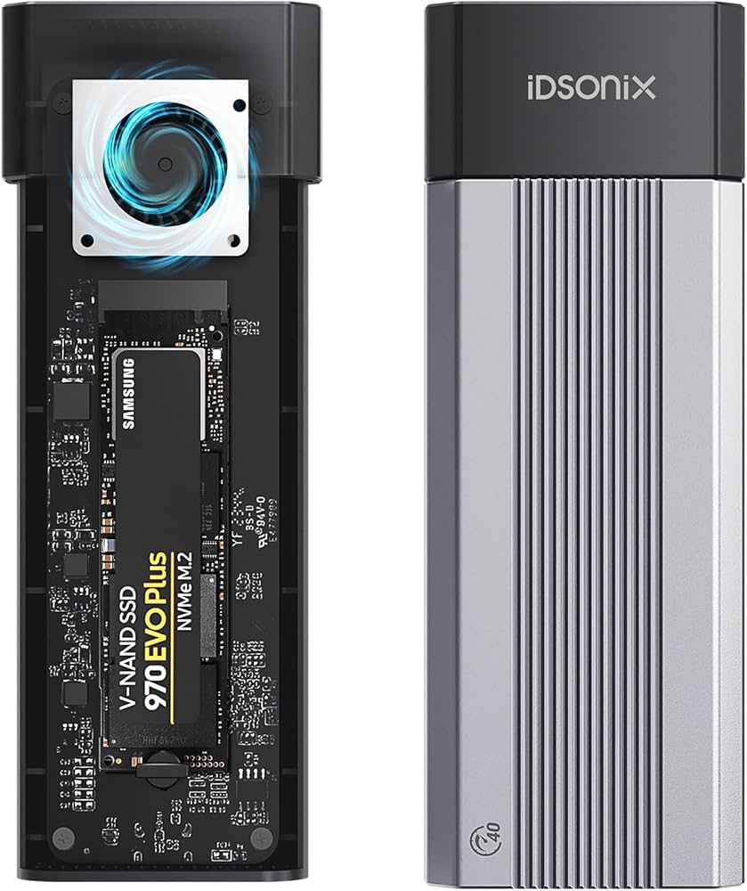Amazon.com: iDsonix 40Gbps M.2 NVMe SSD Enclosure for Thunderbolt