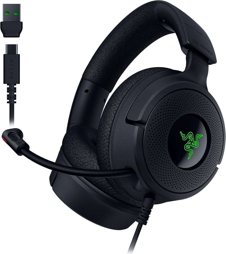 Amazon.co.jp: Razer Kraken V4 X 有線ゲーミングヘッドセット:40mm
