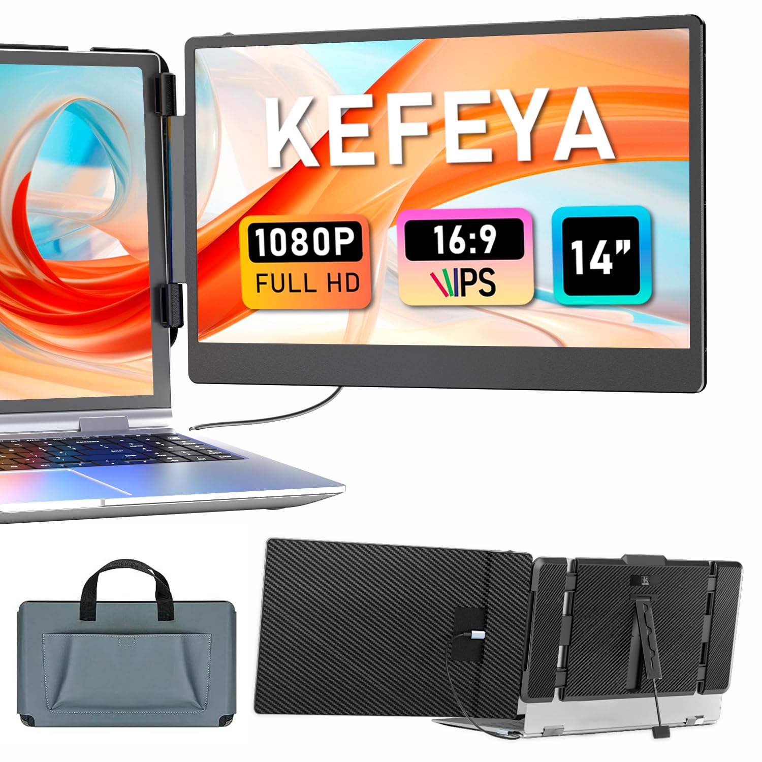 Amazon.com: KEFEYA Laptop Screen Extender, 14