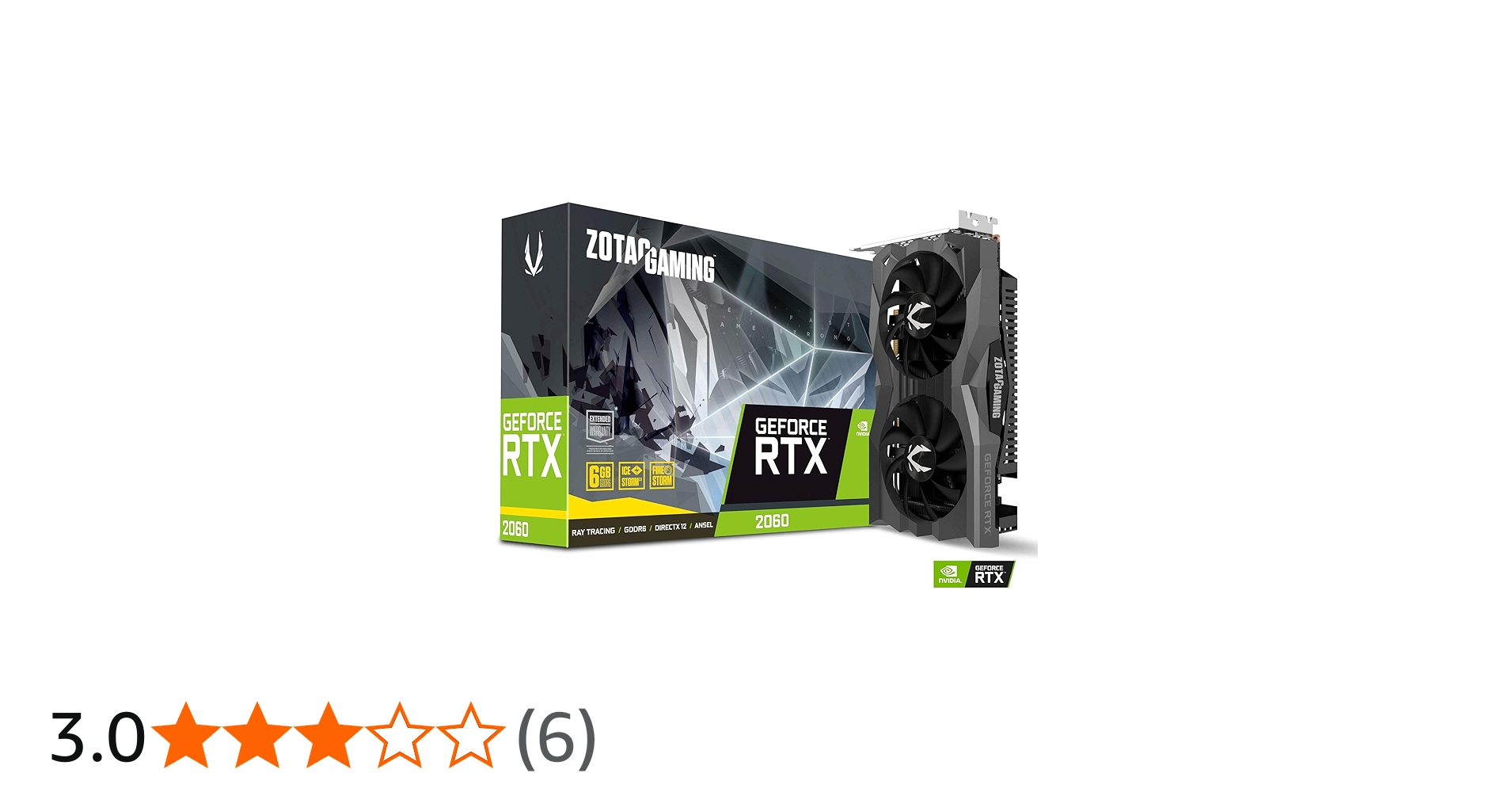 Amazon | ZOTAC GAMING GeForce RTX 2060 グラフィックスボード ZT