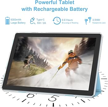 Amazon.co.jp: Android 15 タブレット 10インチ タブレットケース付