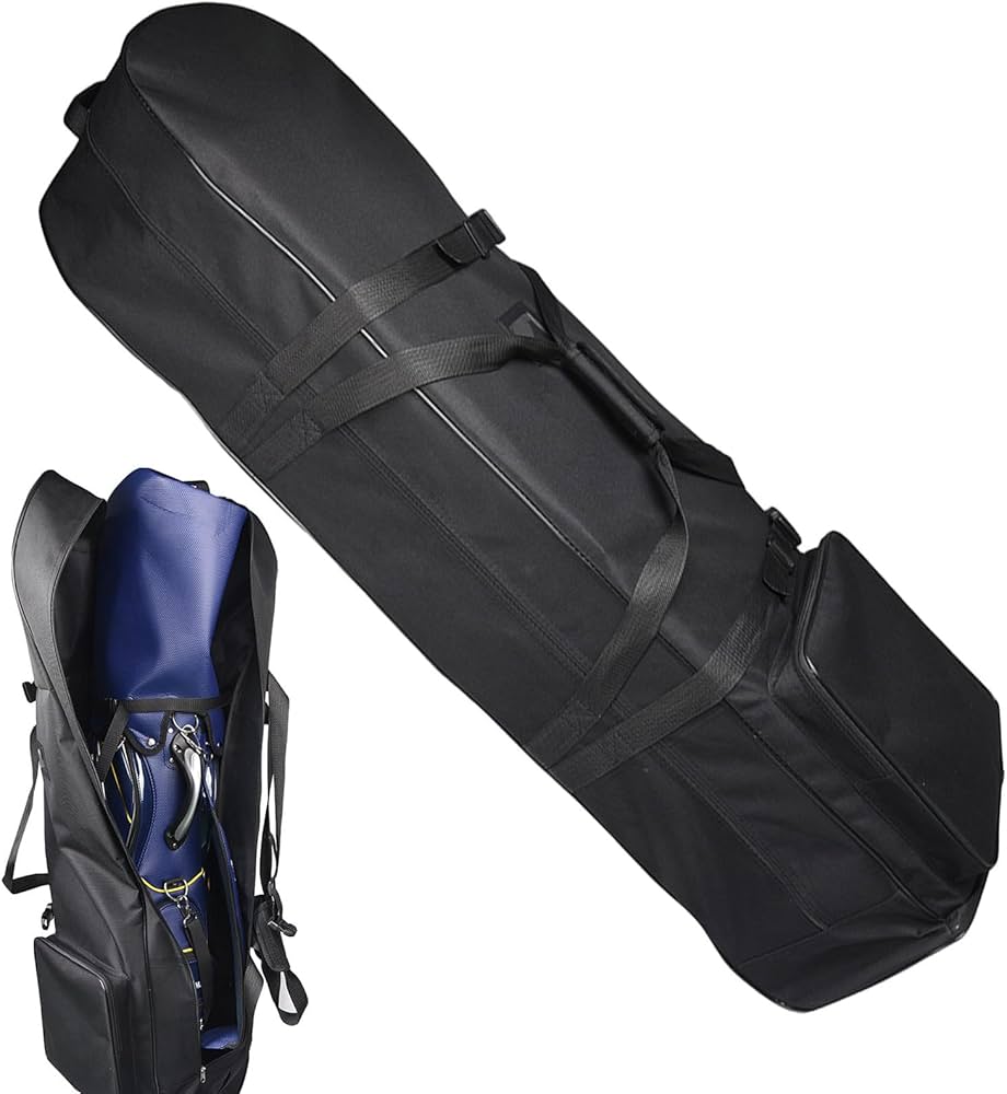 Amazon | パッド入りゴルフトラベルバッグ、ポータブルゴルフクラブ