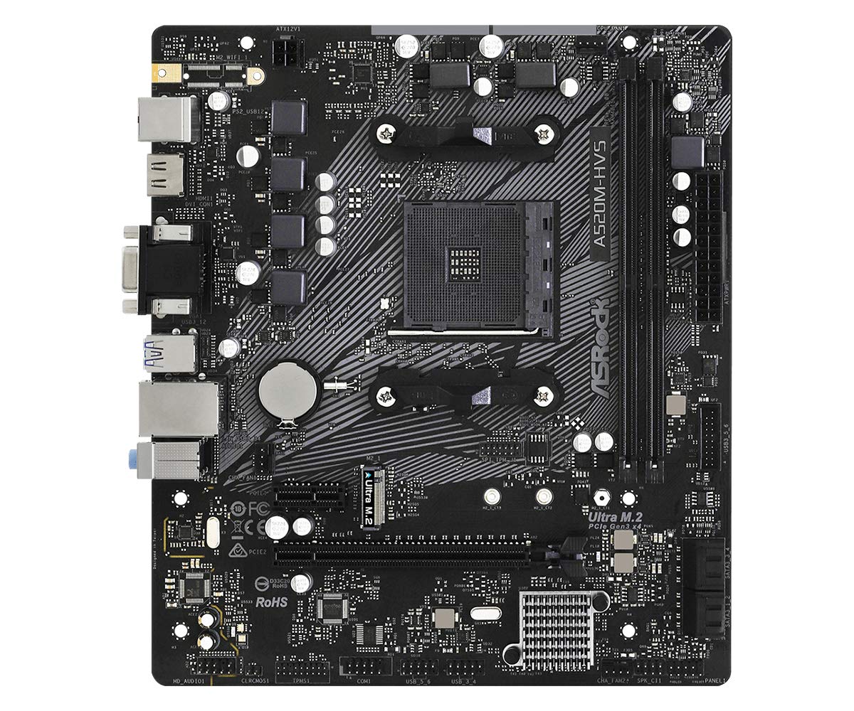 Amazon.com: ASRock AMD A520 Socket AM4 Micro ATX DDR4-SDRAM
