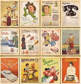 Amazon | Mangdunt(マングダント) 64枚 2セット ヴィンテージ レトロ