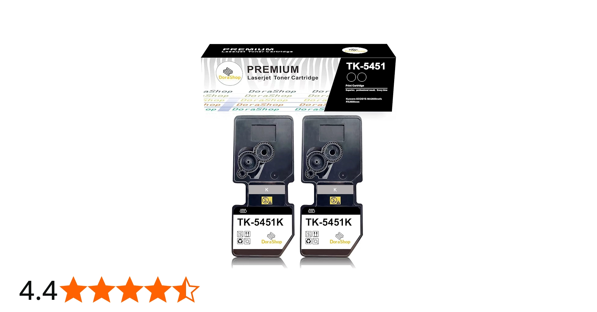 Amazon.co.jp: 【Amazon.co.jp限定】 Kyocera 京セラ用 TK-5451 （BK×2