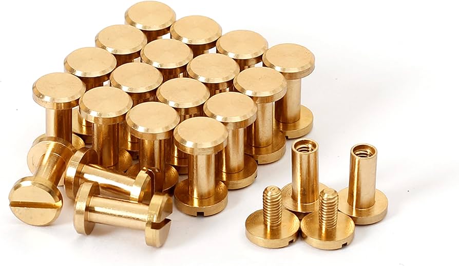 Amazon.co.jp: シカゴスクリュー 20個入り 8×4×9mm 真鍮組ネジ