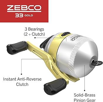 Amazon | Zebco (ゼブコ) 33 MAX ゴールド スピンキャスト