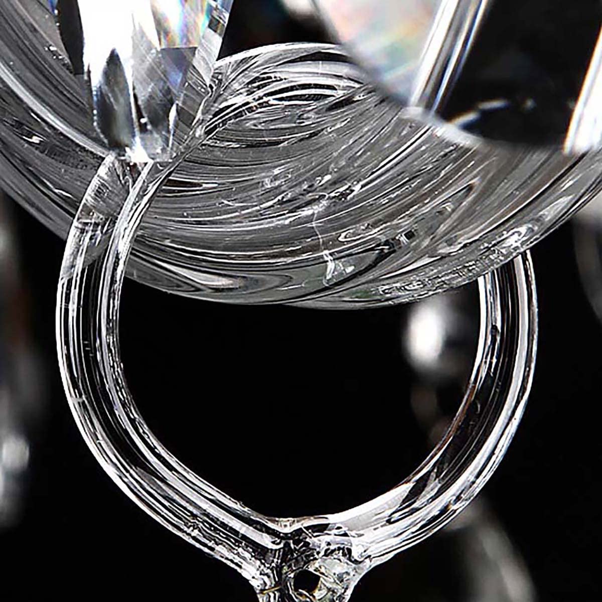 Amazon.co.jp : シャンデリア クリスタル (プラスチックではない) 6灯