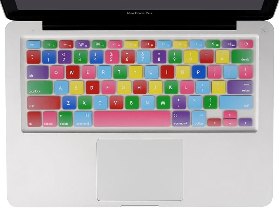 Amazon.co.jp: XSKN カラフルなレインボーシリコンノートパソコン