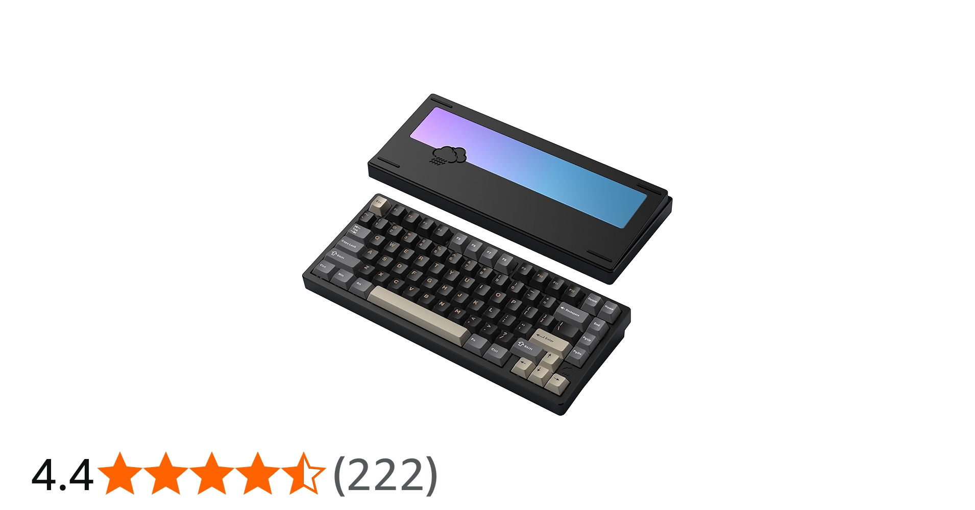 Amazon | 【WOBKEY Rainy 75キーボード】雨音のような打鍵音