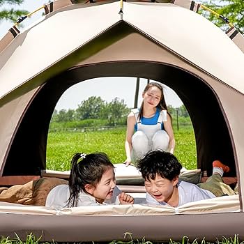 Amazon.co.jp: Galacthic ワンタッチテント 2-3人用 シルバー